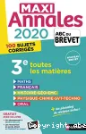 Maxi Annales 2020, ABC du brevey vignette
